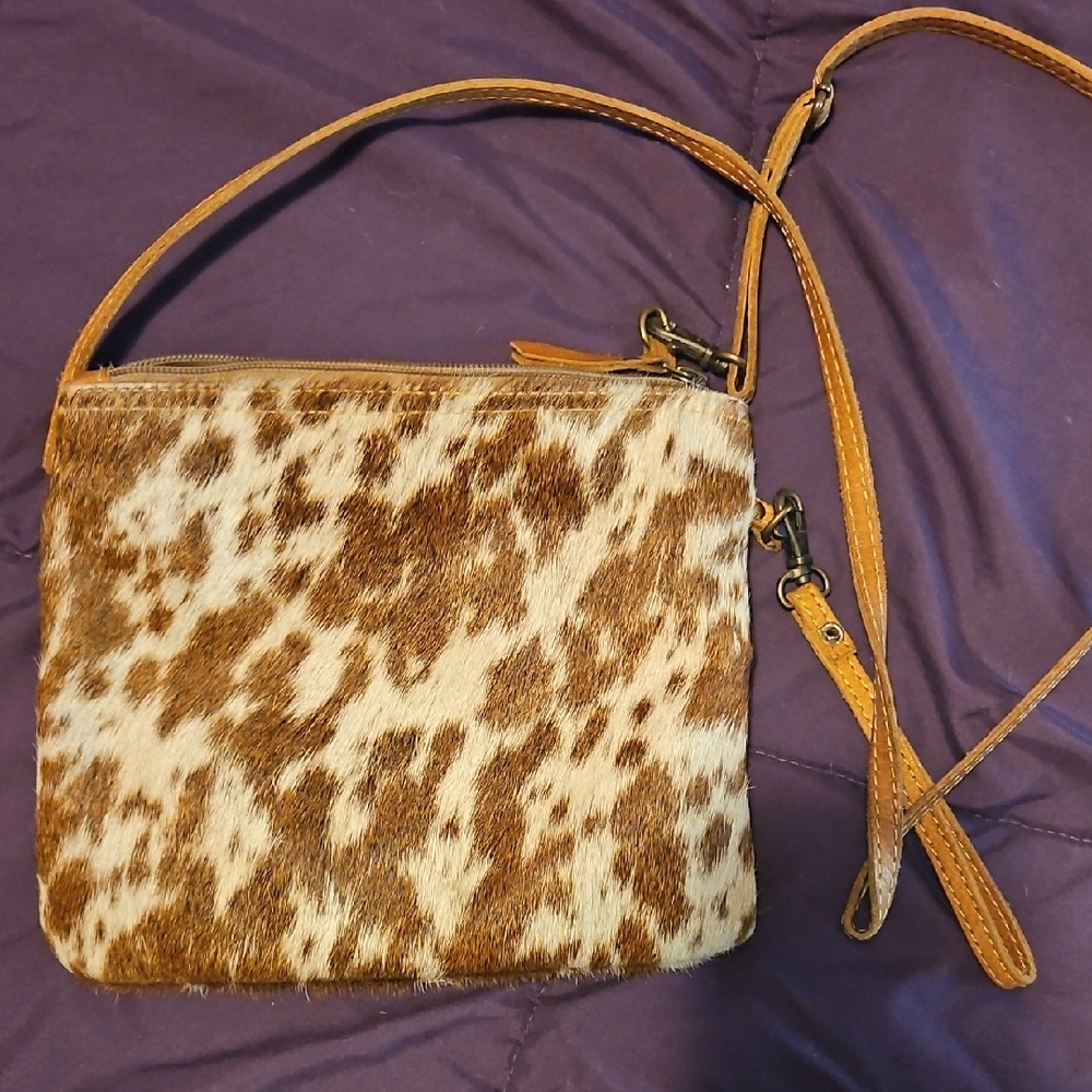 Cowhide Crossbody Bag